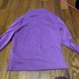 Purple half turtle neck